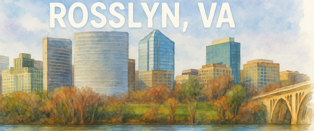 Rosslyn Virginia skyline